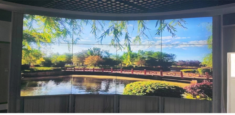 新疆石子河農(nóng)科學(xué)院液晶拼接屏項目